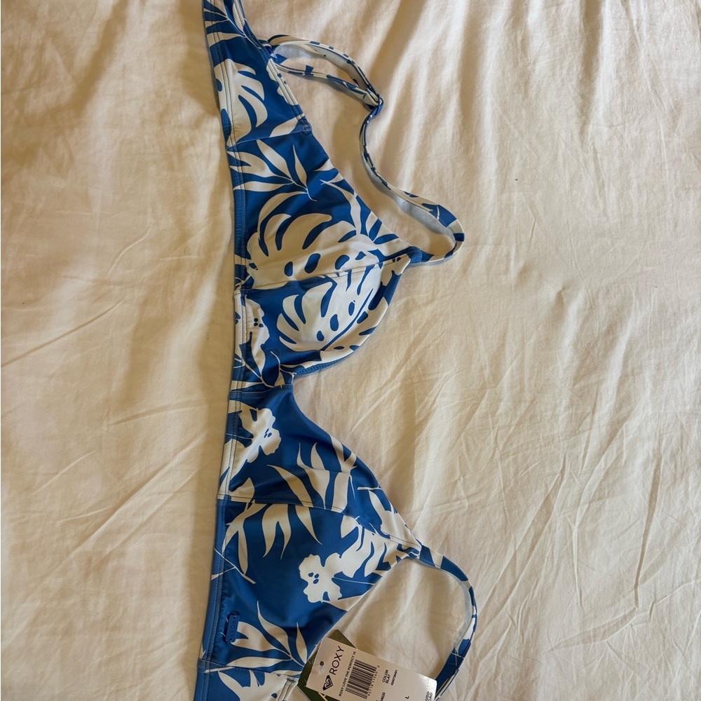 Roxy Blue and White Bikini NWT